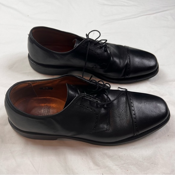 ALLEN EDMONDS 3912 Sz 9.5B Black Leather Cap-Toe Oxford MADE IN USA L080922 main image 5